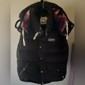 TNA puff vest removable hood
